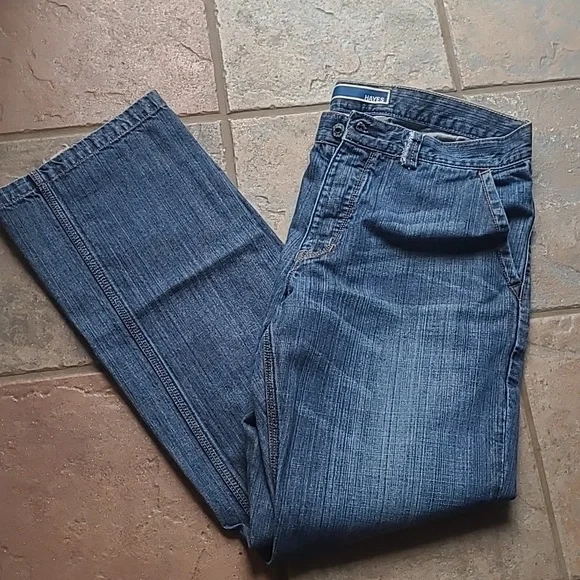 Gap Hayes 1969 Classic Denim Mens 36 x 34 Button Fly Blue Jeans